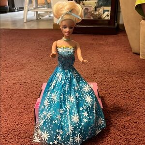 B-2 Blue and White Starry Dress Doll